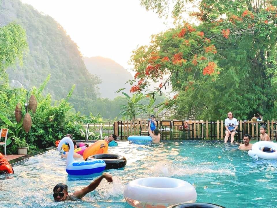 Tam Coc Central Bungalow Ninh Bình Exteriör bild