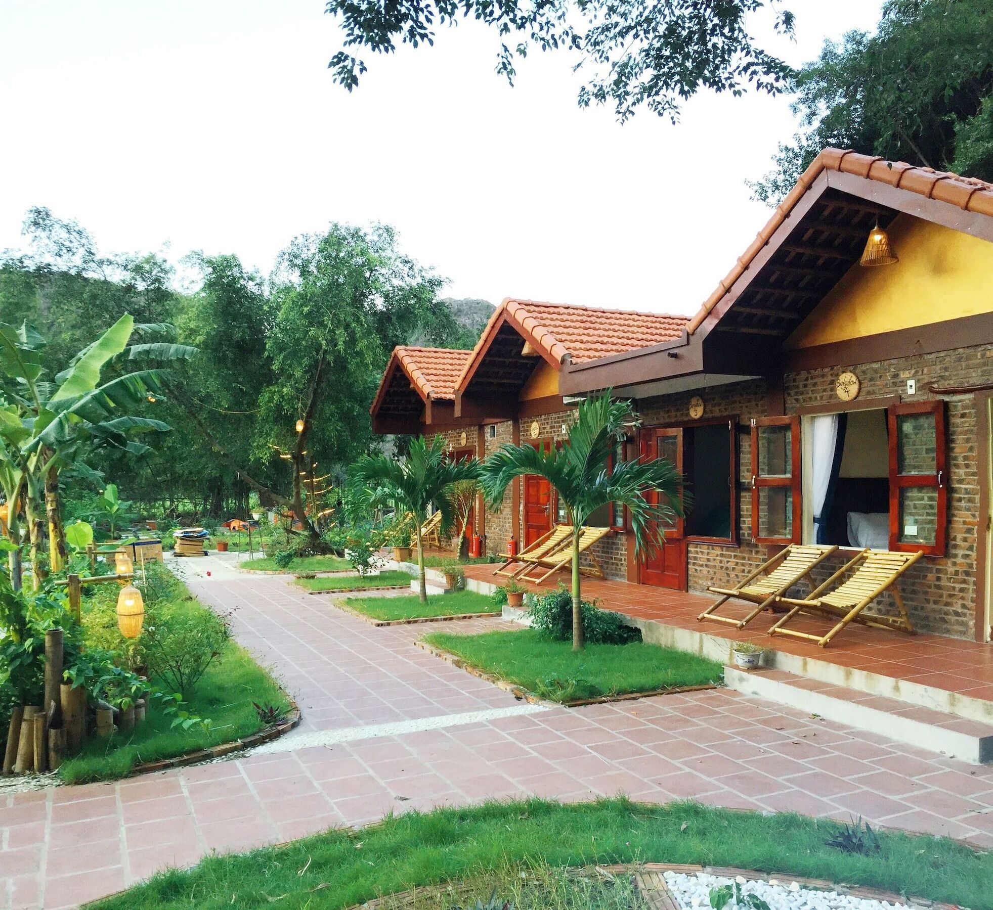 Tam Coc Central Bungalow Ninh Bình Exteriör bild