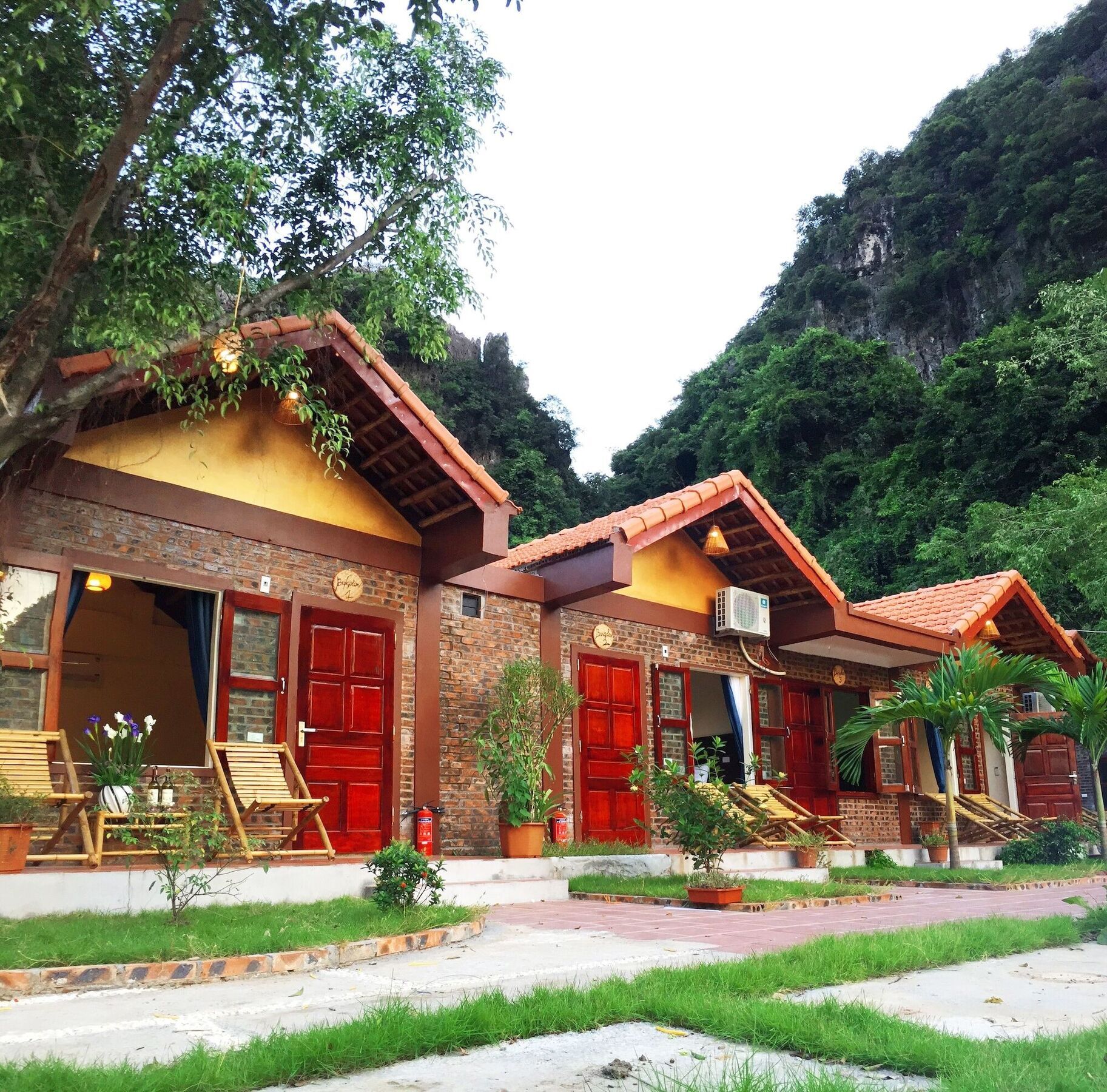 Tam Coc Central Bungalow Ninh Bình Exteriör bild